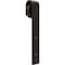 Ekena Millwork Premium J-Strap Roller Hanger w/ Bolts for Barn Door for 1 3/8" Doors, Rustic Brown GB60013RRB - alternate 4